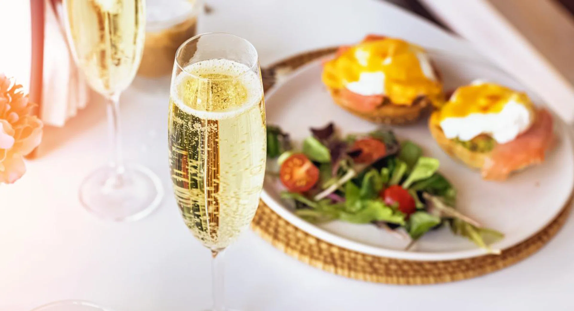 Weekend champagne brunch