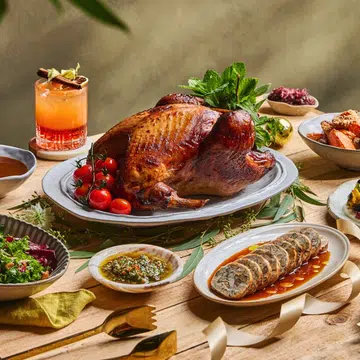 order christmas food takeaway deliveries 2025