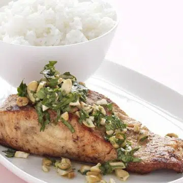 Salmon Fillet With Green Curry