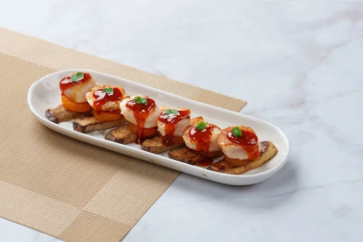 new hokkaido scallop a la carte dish jia wei chinese restaurant