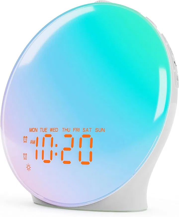 JALL Wake Up Light Sunrise Alarm Clock, $69, from Amazon.sg 