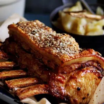 Roast Pork With Apple Sauce