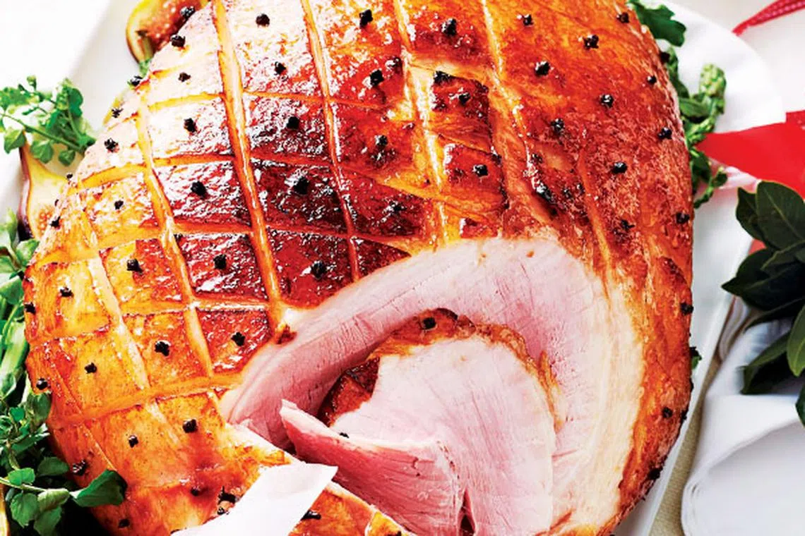 Fig-Glazed Ham - The Singapore Women's Weekly | The Singapore Women's ...