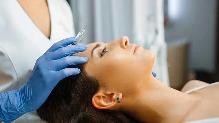I get skin tags zapped (which are an annoying part of ageing), a little botox between my eyebrows and advice on how to care for my skin