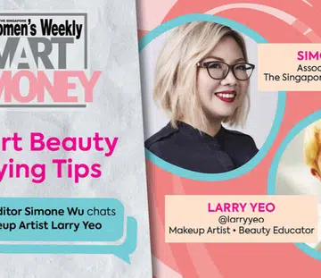 An IG Live video chat with Singapore makeup artist Larry Yeo about how to shop smart and save money for skincare and makeup
