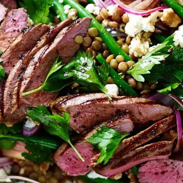 Lamb & Lentil Salad