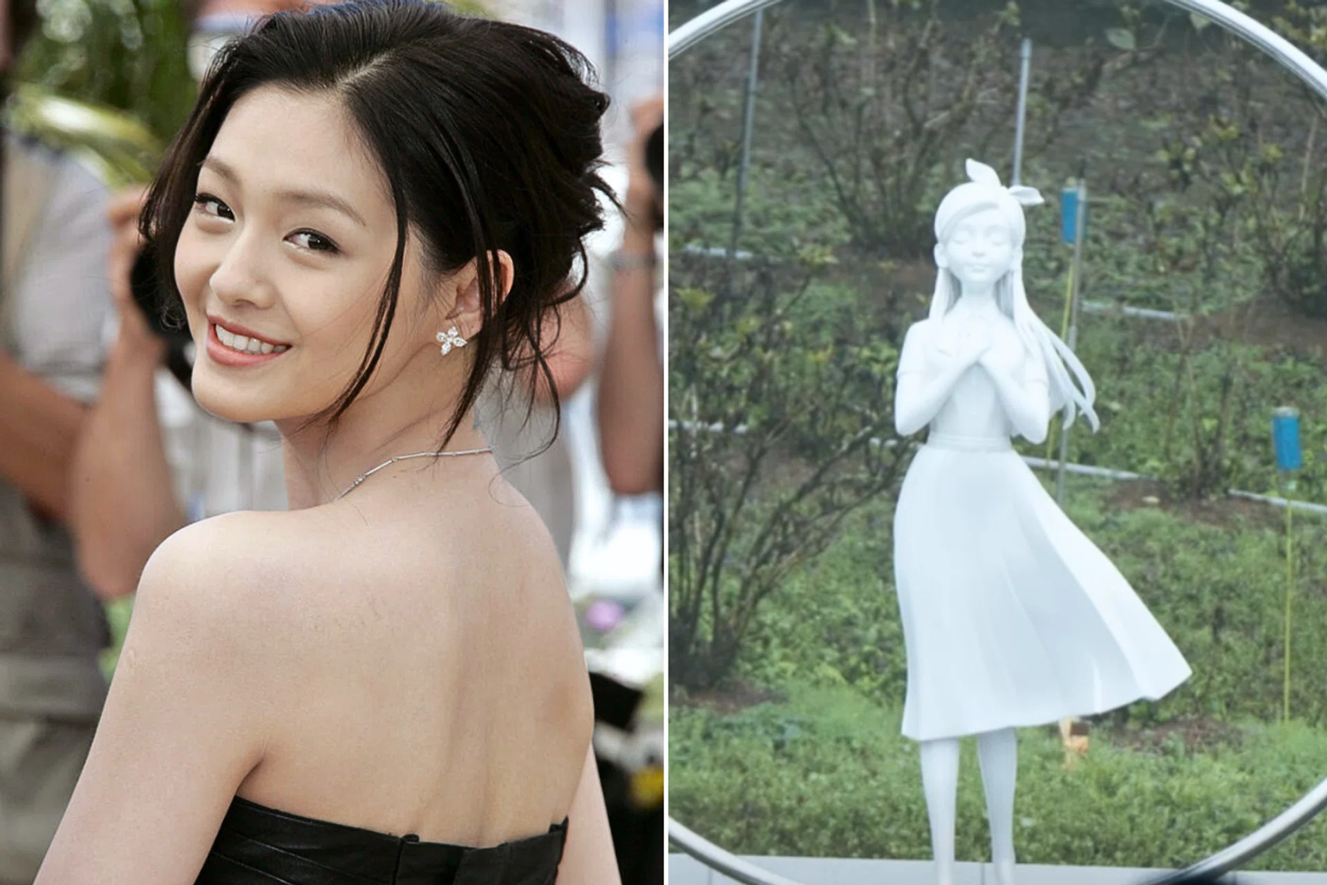 barbie hsu death anniversary and memorial statue