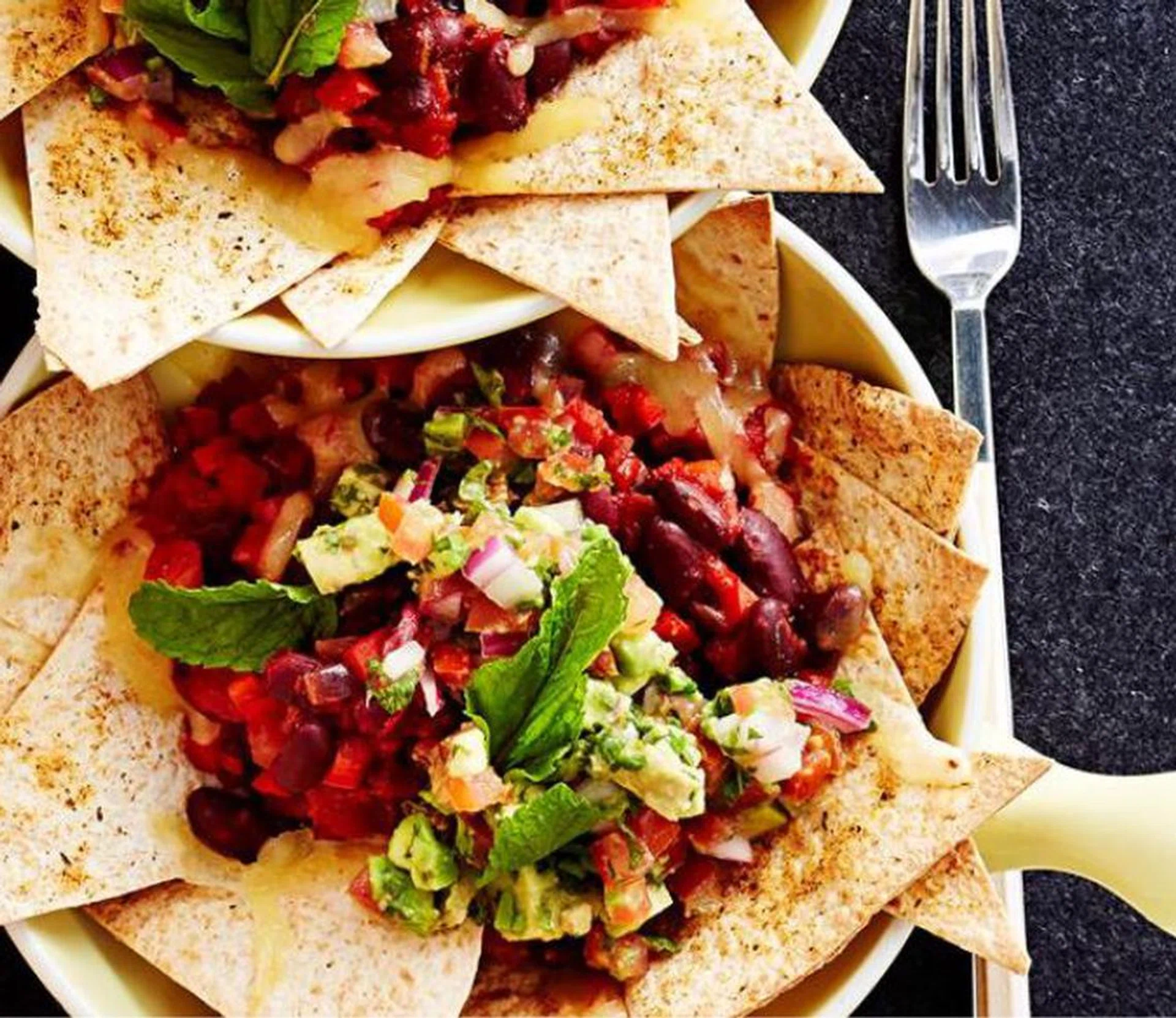 Vegetarian Nacho Bowls