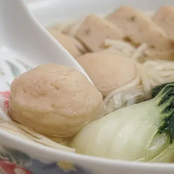 Vegan fishball fishcake