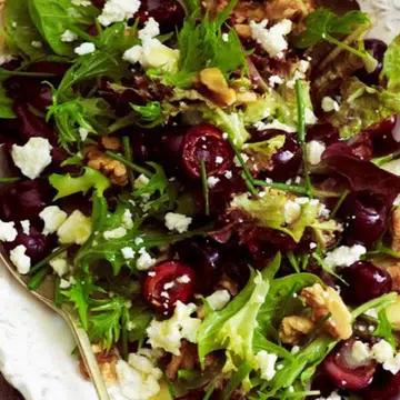 Cherry, Walnut & Feta Salad