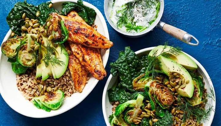 Chicken Rice & Mega Greens Mega Bowl