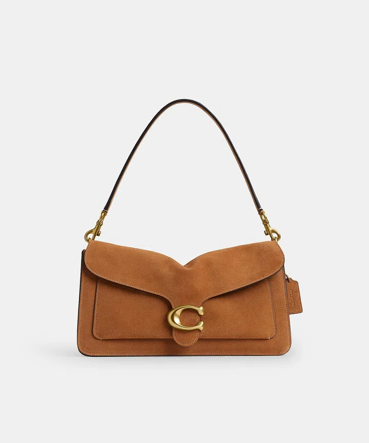 coach tabby shoulder bag amber brown