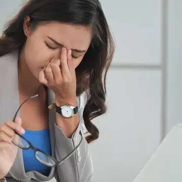 Your body is flooded with adrenalin and norepinephrine when you're stressed
