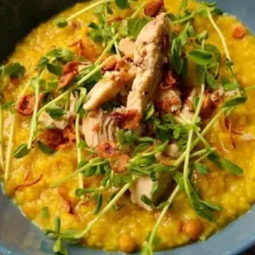 Turmeric Ginger Pepper Porridge by Cheryl Miles