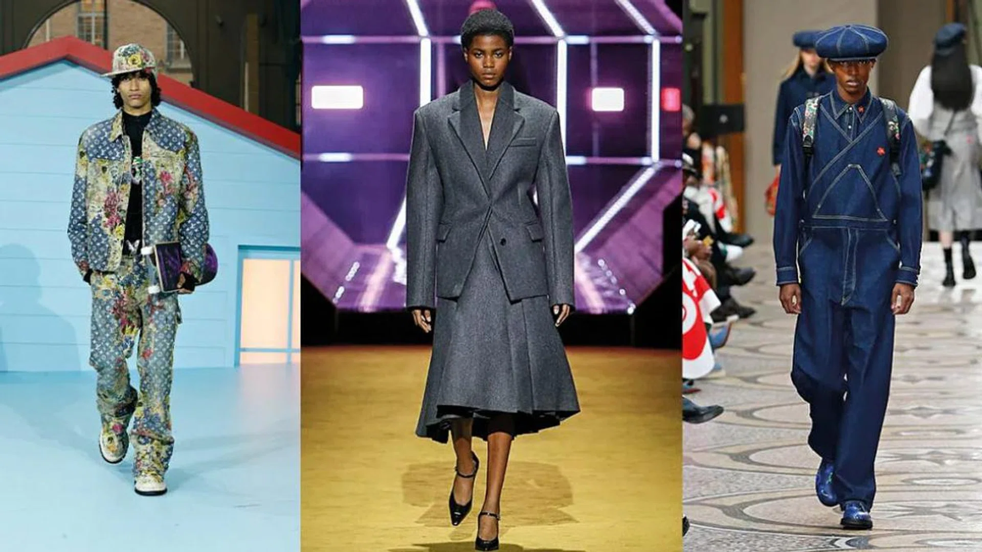 Louis Vuitton, Prada, Kenzo