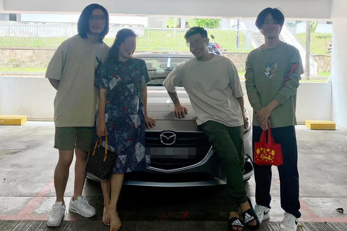 王女士在2021年贷款购入二手马自达汽车。（受访者提供）