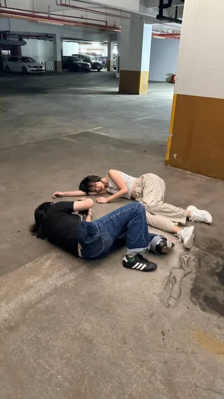 陈欣淇的短片拍摄团队由全女班组成。（陈欣淇提供）