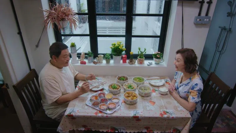 王利秦和林茹萍剧里饰演夫妻。（新传媒提供）