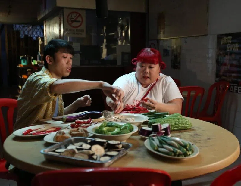 王伟良与林茜茜在《百万红包》再续前缘。（档案照片）