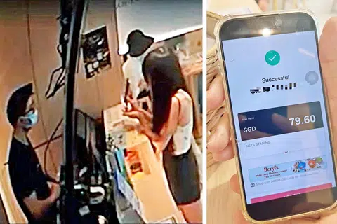 女子出示假转账信息喝“霸王茶”