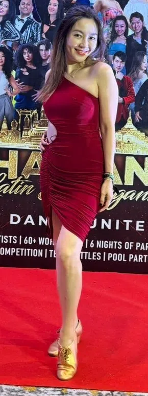 陈秀丽到海外参加舞蹈节。（互联网）