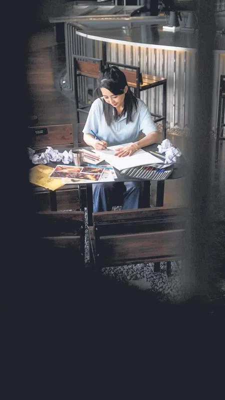 胡煜诗在《马上来》饰演绘本师。（新传媒提供）