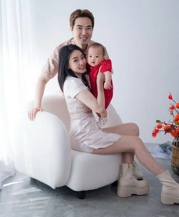 李腾与太太婚后育有一名七个月大的儿子。（取自李腾脸书）