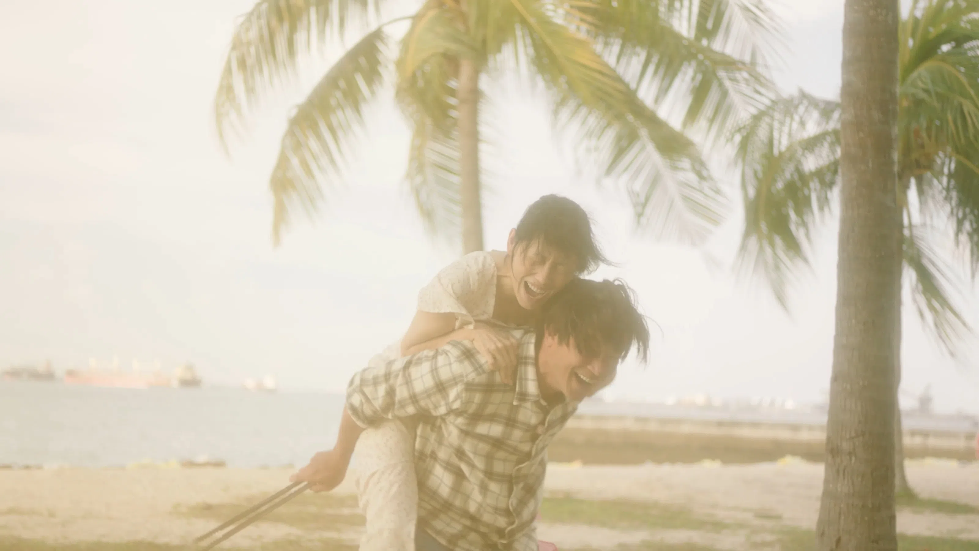 欧菁仙（左）与林明伦时隔30年再合作。（取自网络）