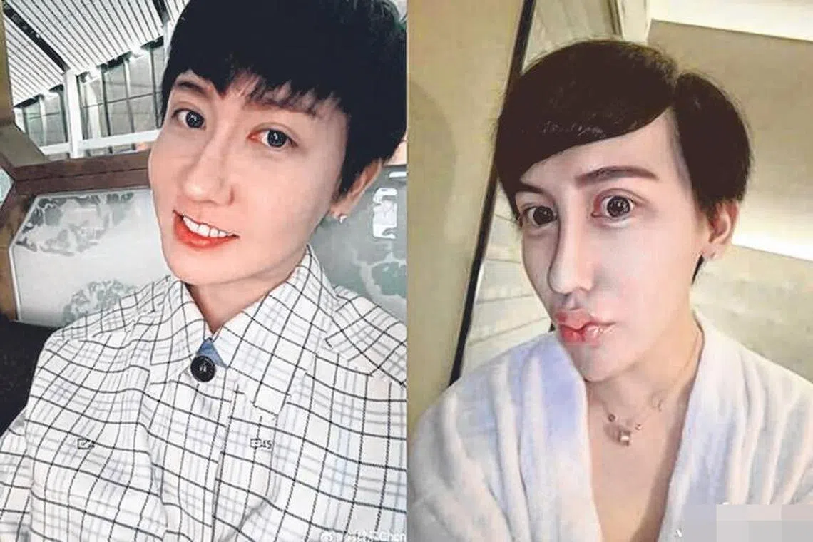 “蛇精男”刘梓晨。（取自网络）