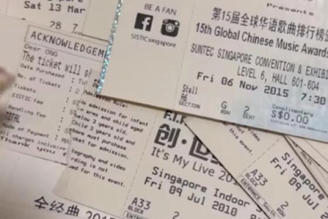 罗美仪也收集去过的演唱会门票。（取自罗美仪IG截图）