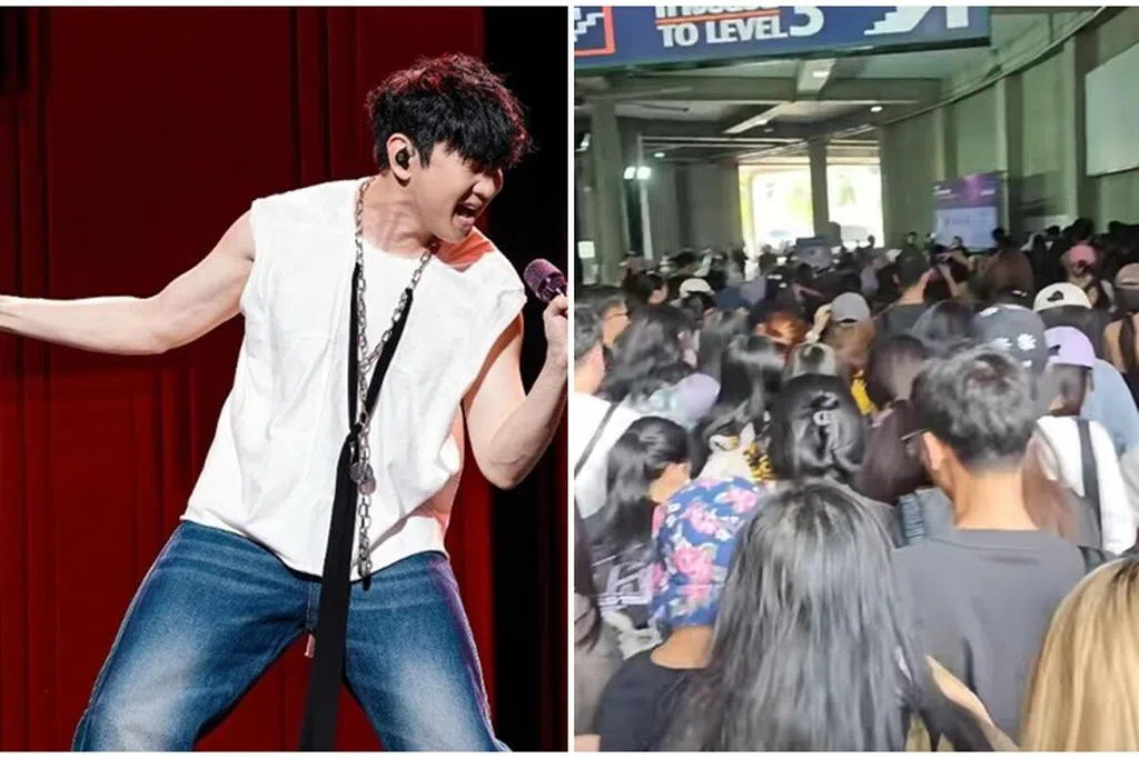 林俊杰曼谷开唱售纪念品 粉丝争购险酿人踩人