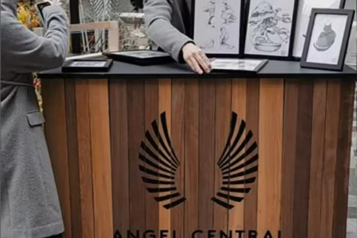 陈熙月初在伦敦办快闪艺术店，获得好评。（陈熙提供）