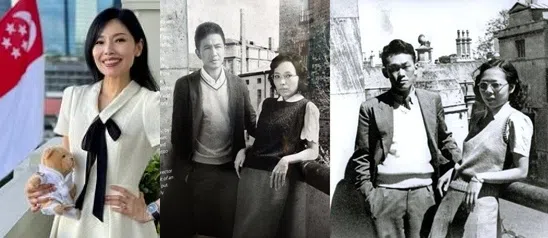 在10年前的“The LKY Musical”中，欧菁仙（左图）曾扮演柯玉芝（右图）。（档案照片）