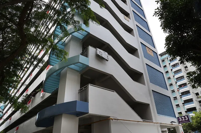 宏茂桥3道第323座一个单位内有多只猫，带来卫生问题，让邻居苦不堪言。（蔡振鸿摄）