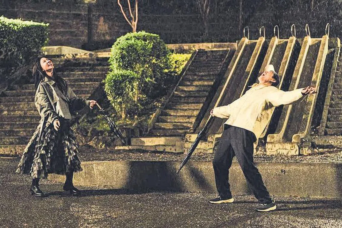 秦汉与谢盈萱首次合作饰演父女，两人从不熟悉变到默契十足。（Netflix提供）