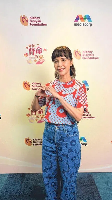 参与演出后，郑惠玉最大的感触是“健康是无价的。（胡淑微摄）