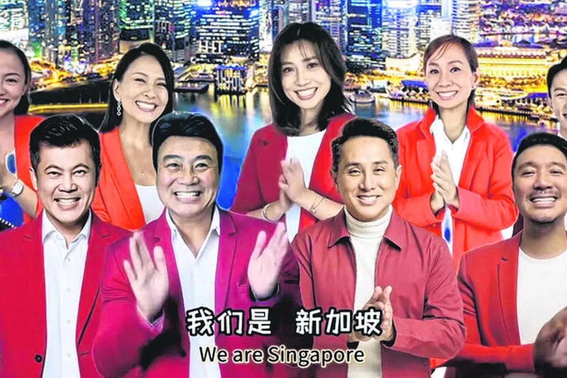 MV中也有用AI生成的艺人面孔。（载自MV）