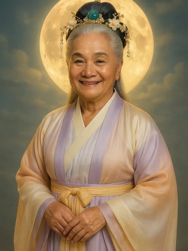 刘谦益的嫦娥AI生成图。（取自新艺经纪脸书）
