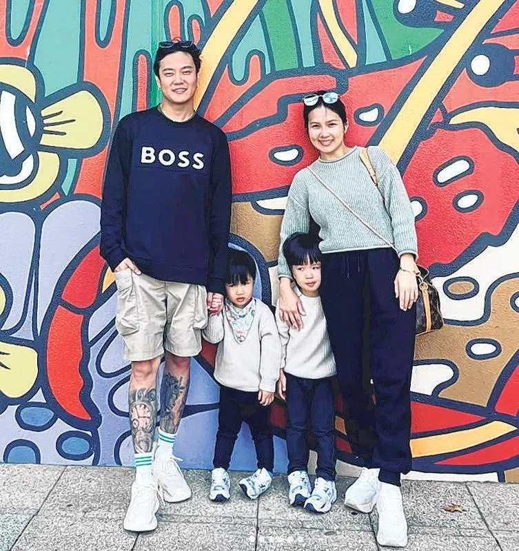 Tommy与妻子结婚多年，育有两个孩子。（取自艺人IG）