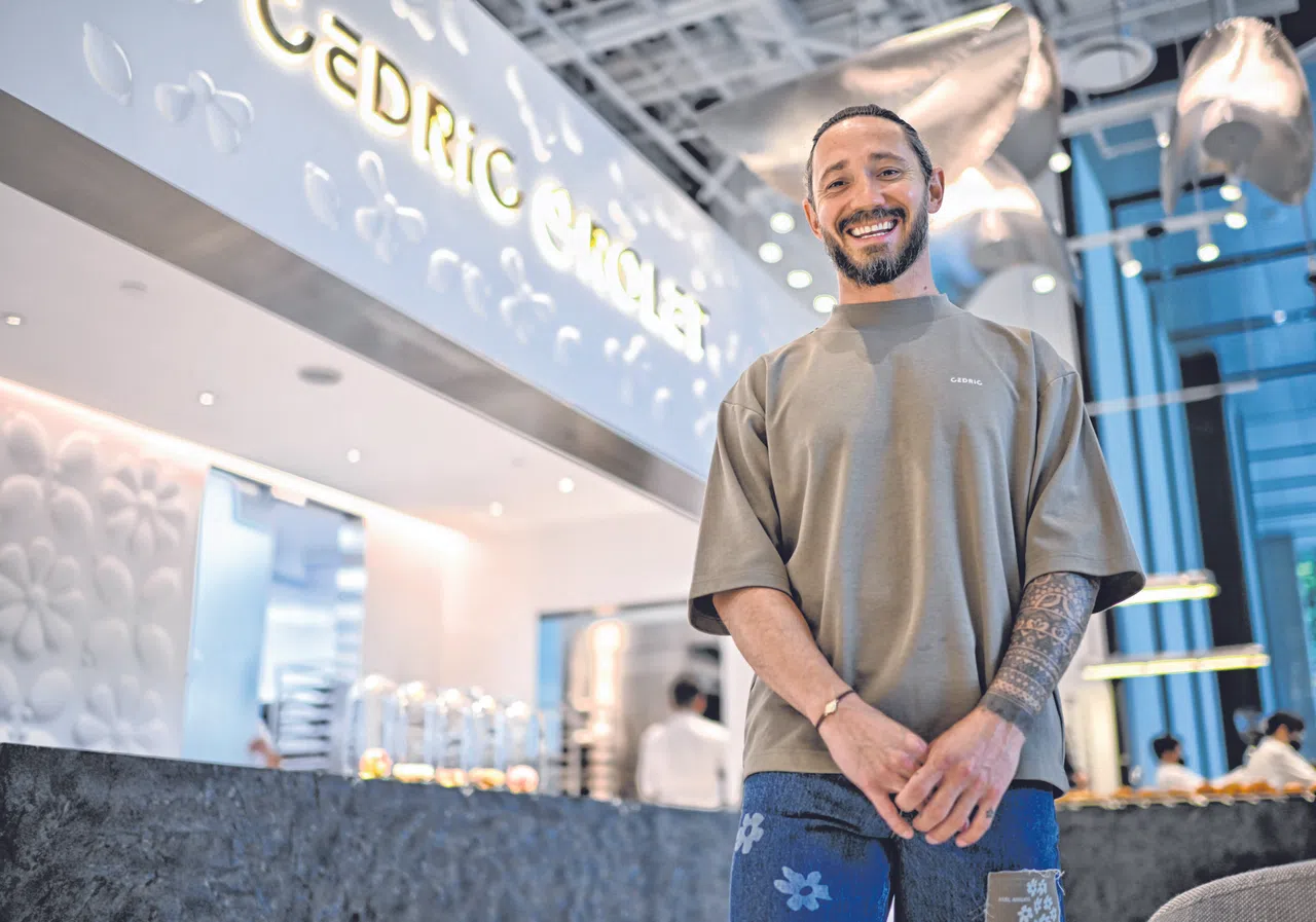 法国知名甜点厨师赛提克·葛雷。（海峡时报）