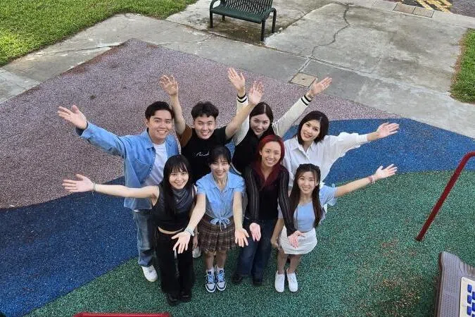 MV由梁志强开办的演艺训练营学员出演。（受访者提供）