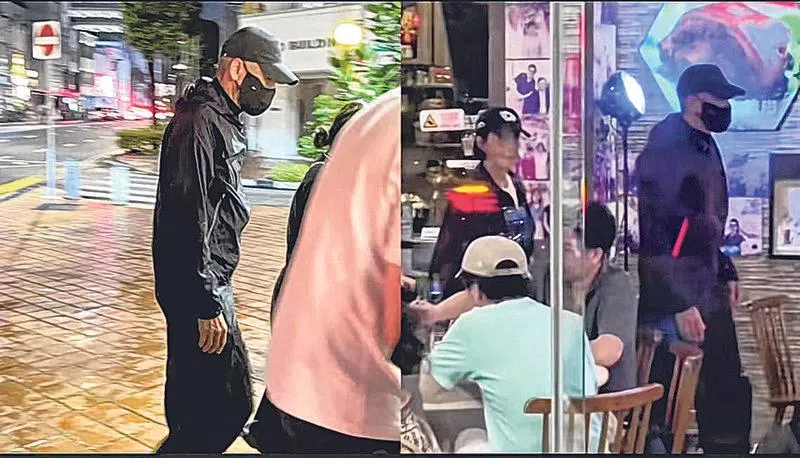 周润发夫妇被“野生捕获”光顾本地老字号肉骨茶。（取自网络）