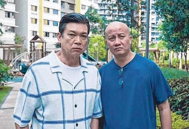 谢韶光（左）和陈汉玮同台飙戏。（取自网络）