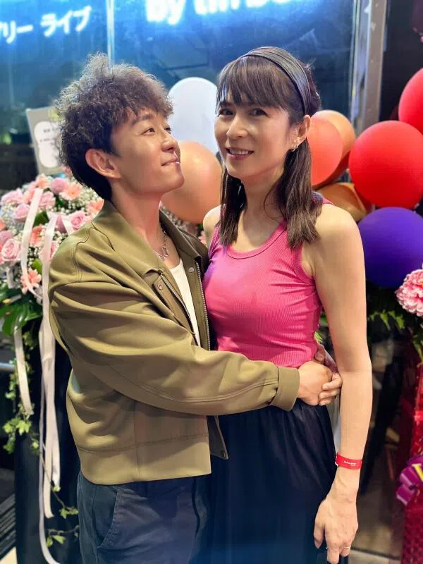 潘玲玲和田铭耀入围最强CP。（受访者提供）