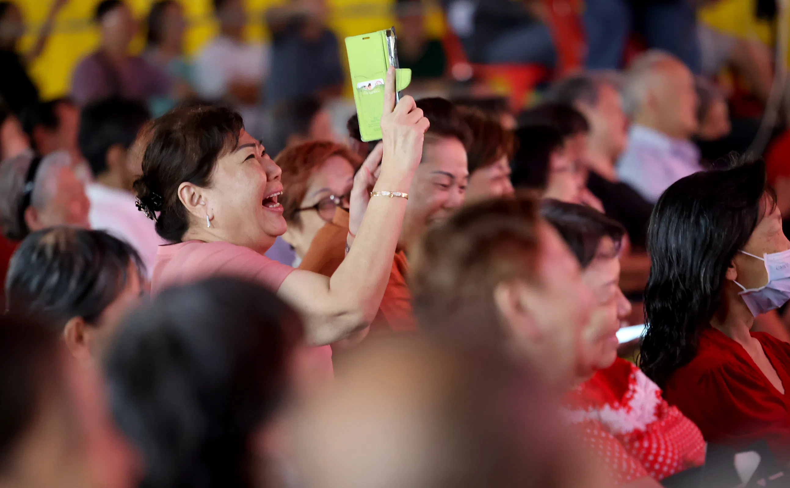 《舞女》情景剧深受观众们喜爱。（庄耿闻摄）