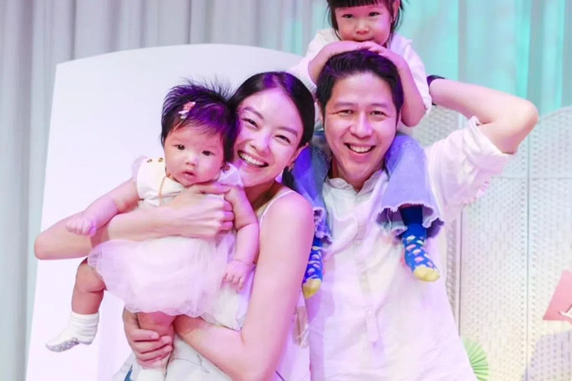 沈琳宸一家。（取自脸书）