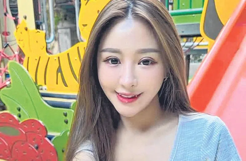 台湾网红谢侑芯。（取自网络）