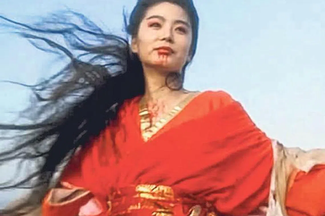 林青霞饰演的“东方不败”，至今仍是影坛经典。（取自网络）