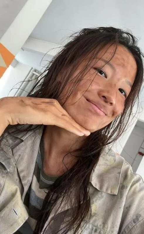 林昀憓曾演出《那一年的除夕夜》。（受访者提供）