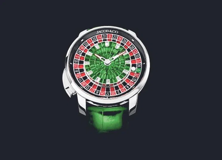 顶级工匠，把“轮盘”游戏移植到手表中。（取自品牌官网）